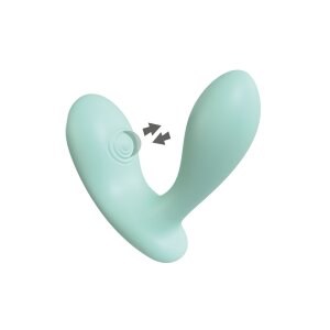 XOCOON DuoVibe II Vibrator Türkis 12 cm