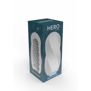 ToyJoy Hero Medium Masturbator Swirl White