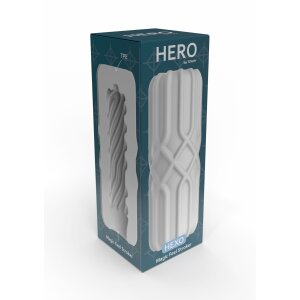ToyJoy Hero Large Masturbator Hexo White