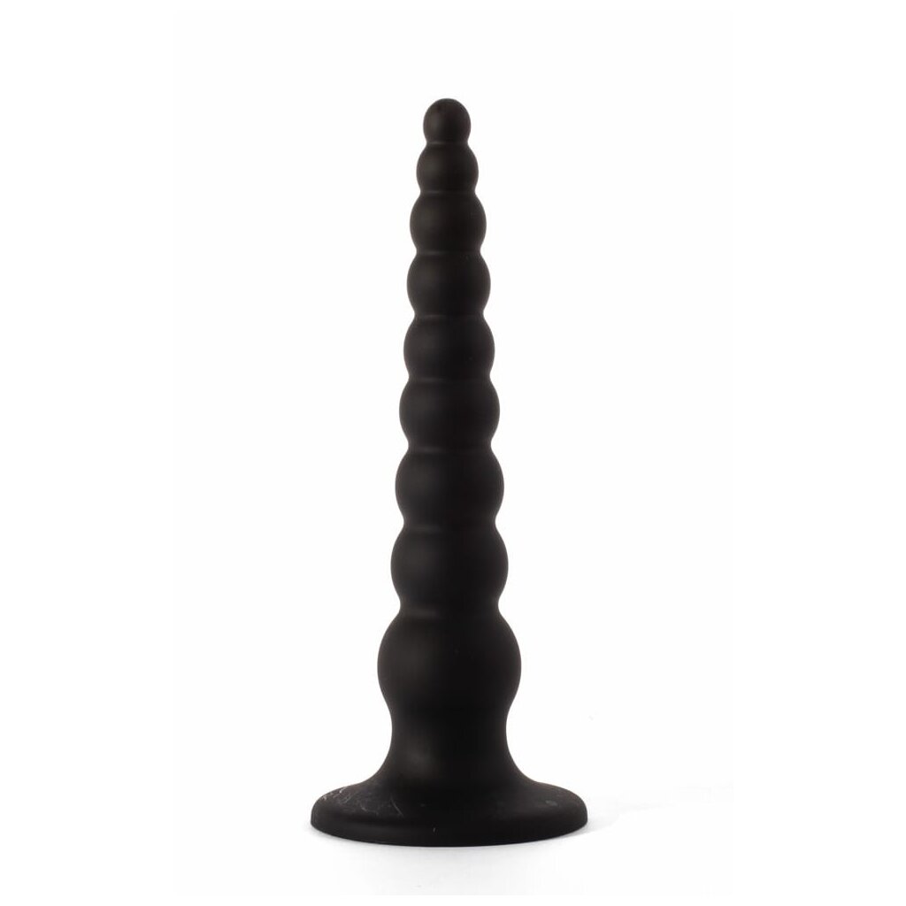 X-MEN Ribbed Analplug S Analdildo Schwarz 20 cm  4 cm, 17,95