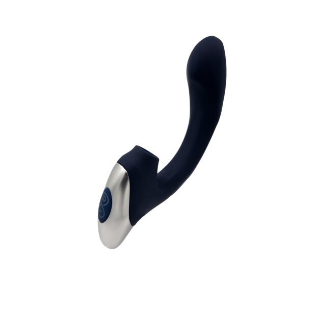 NMC Titanz 8 Inch Silicone Rechargeable Vibrator In Blue