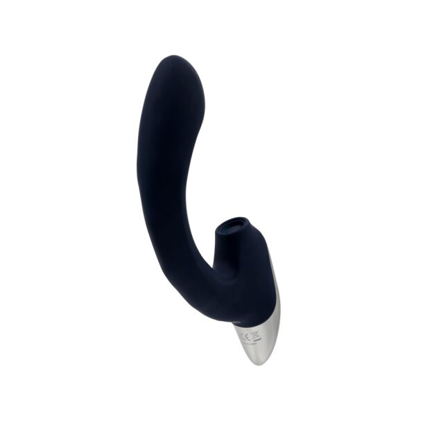 NMC Titanz 8 Inch Silicone Rechargeable Vibrator In Blue