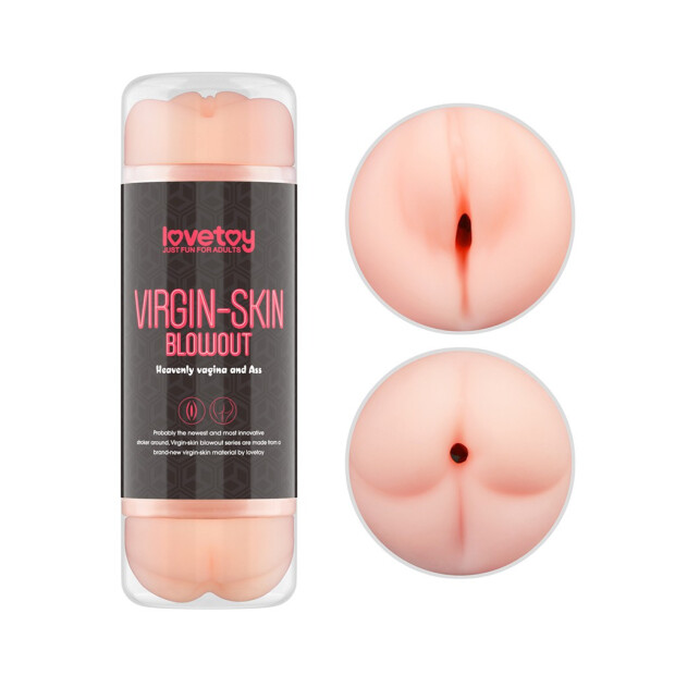 Lovetoy Virgin-Skin Blowout Double Side Vagina & Butt Masturbator
