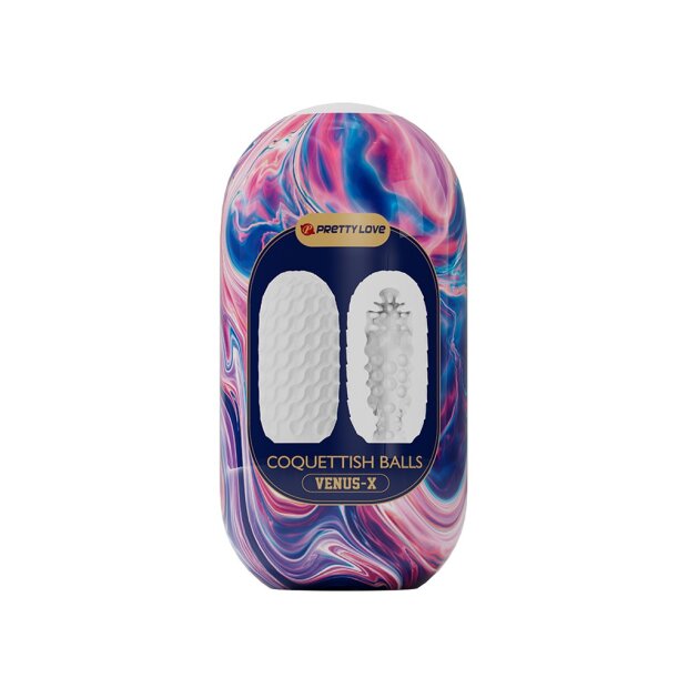 Pretty Love Venus X Coquettisch Ball Masturbator White 13,1 cm