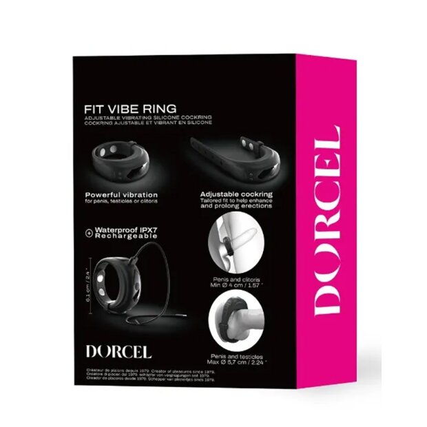 DORCEL Fit Vibe Ring Penisring Schwarz ⌀ 5,7 cm