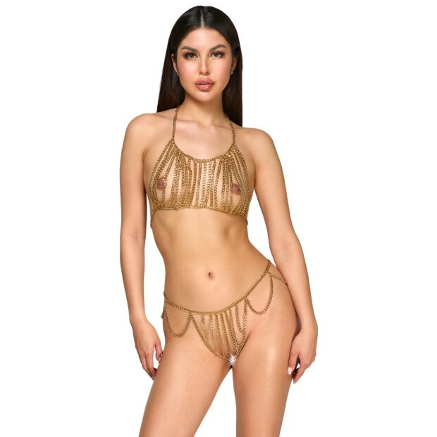 Cottelli Collection Top Set Ketten gold