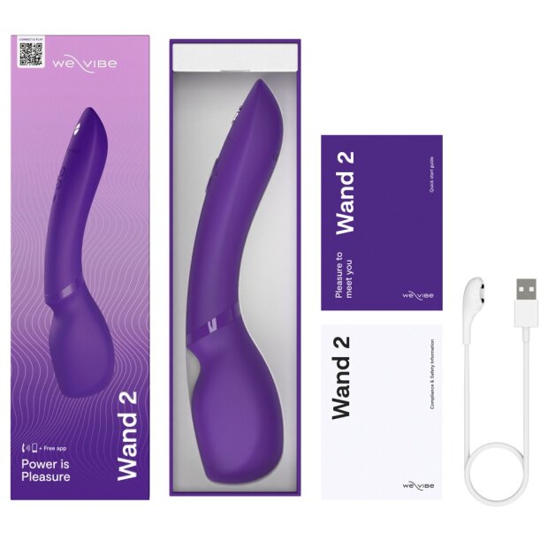 WE-VIBE Mur 2 par bâton de massage violet 27,3 cm