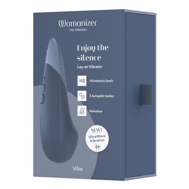 Womanizer Vibe Clit Vibrator Dark Blue 14.2 cm