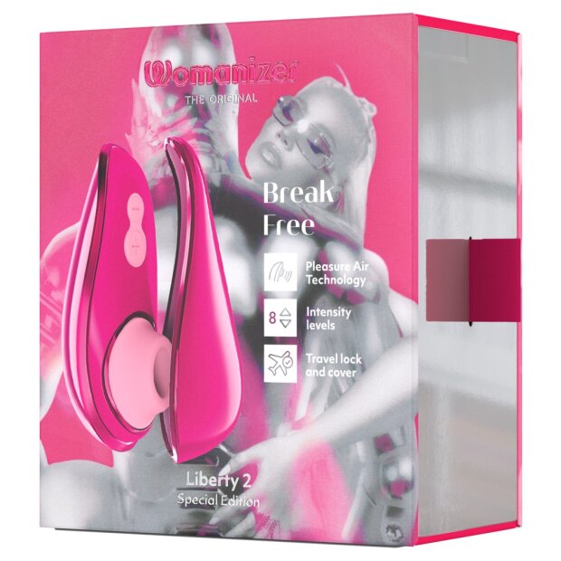 Womanizer x Iggy Azalea Liberty 2 Druckwellen Vibrator Pink 10,5 cm