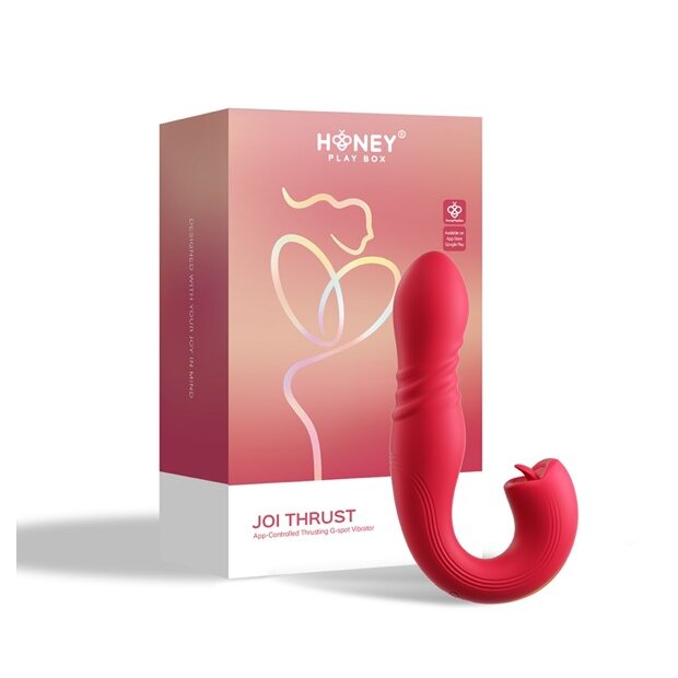 HoneyPlayBox JOI Thrust 2 Vibrator Rot 17 cm