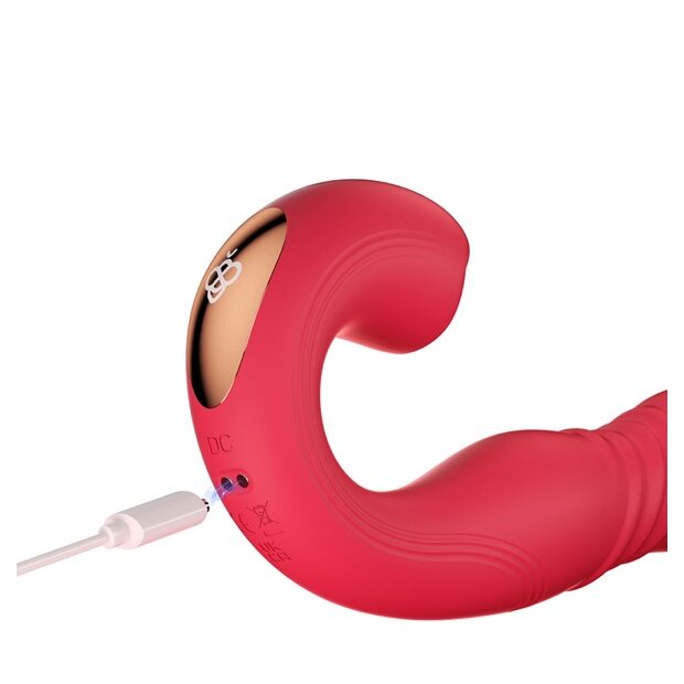 HoneyPlayBox JOI Thrust 2 Vibrator Rot 17 cm