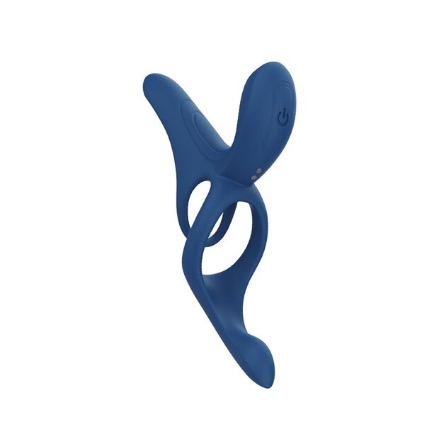 HoneyPlayBox Pleasure Pivot Paarvibrator Blau 19 cm