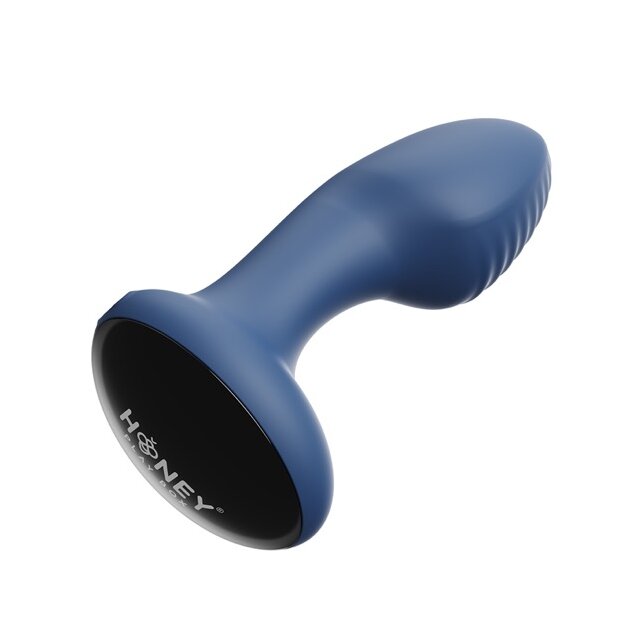 HoneyPlayBox - Frenzy-Pressure Sensing App-Controlled Rotating Butt Plug Blue