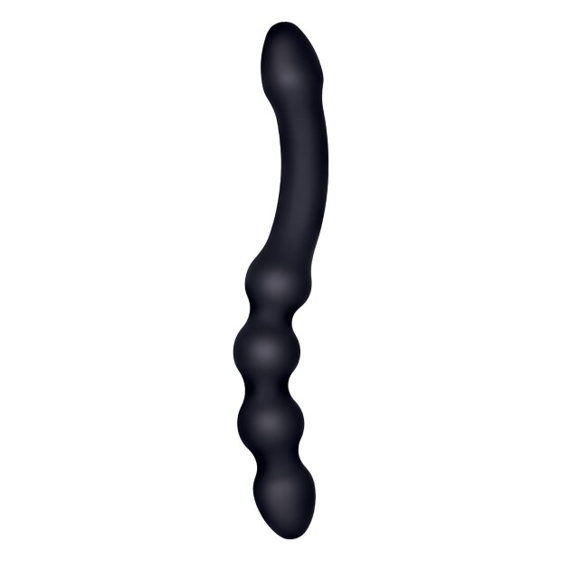 NMC 9.5 Inch Silicone Double Headed Plug Black