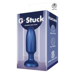 NMC 3.5 Inchsilicone Anal Plug Metallic Blue