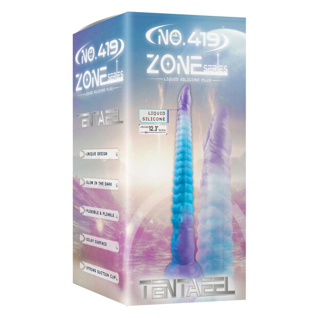 NMC 12 Inch Silicone Monster Dildo Glow In The Dark 31,2 cm