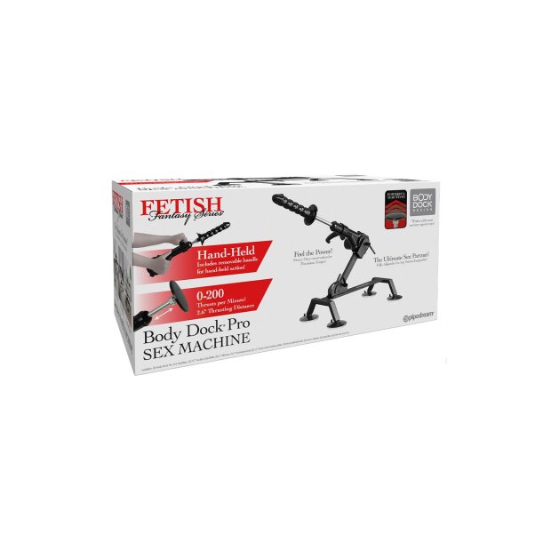 Pipedream Fetish Fantasy Series Body Dock Sexmaschine Schwarz