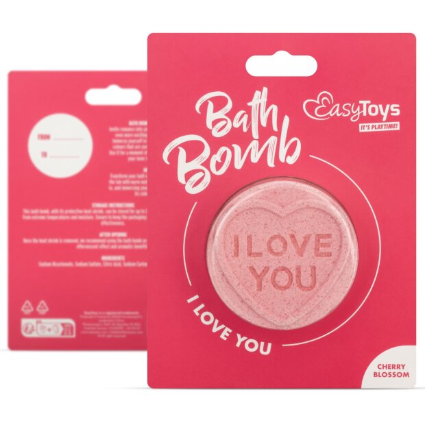 Easy Toys  Heart bath spray with cherry blossoms