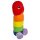 Plüsch-Penis Regenbogenfarben 30 cm