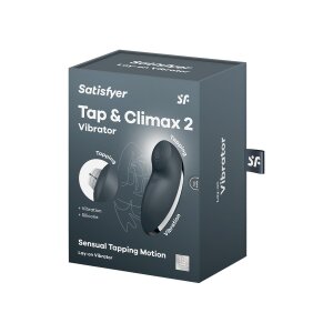 Satisfyer Tap and Climax 2 Grey