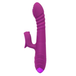 Rimba Stockholm Vibrator mit Klitorisstimulation Lila...