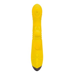 Rimba Malmö Vibrator Rabbit Vibrator Gelb 24,1 cm
