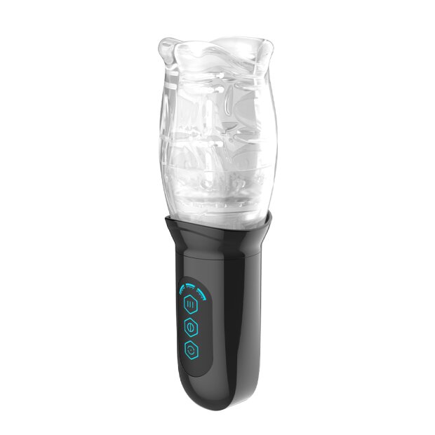 Rimba Toys – Orgastobator 05 – Male Masturbator – Black & Transparent