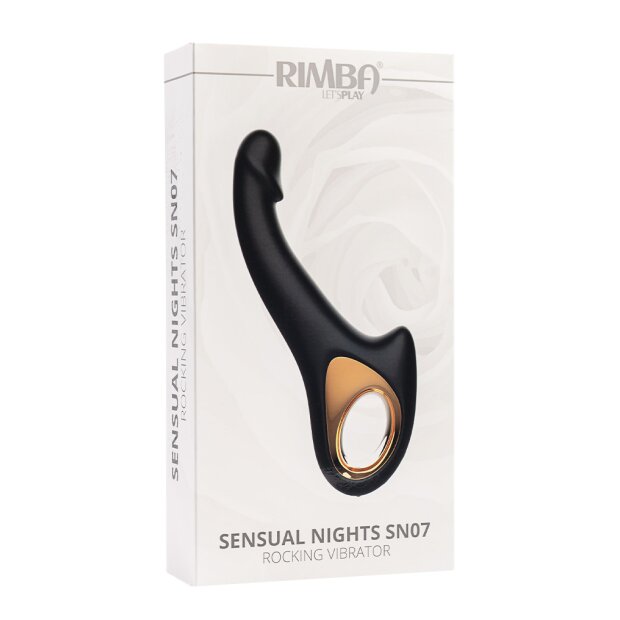 Rimba Toys - Sensual Nights SN07 - Rocking Vibrator - Black