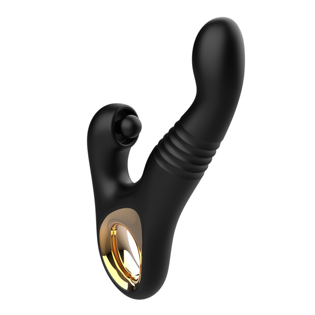 Rimba Toys - Sensual Nights SN08 - Multifunction Vibrator - Black