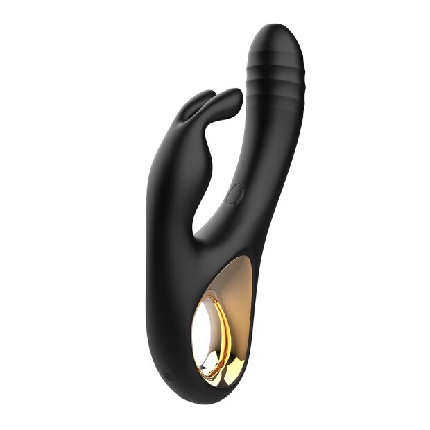 Rimba Sensual Nights SN09 Rabbit Vibrator Schwarz 14 cm