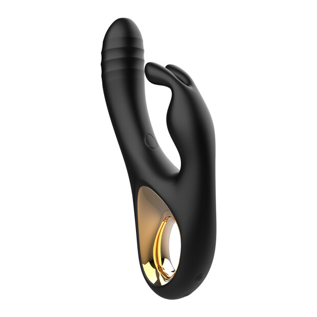 Rimba Sensual Nights SN09 Rabbit Vibrator Schwarz 14 cm