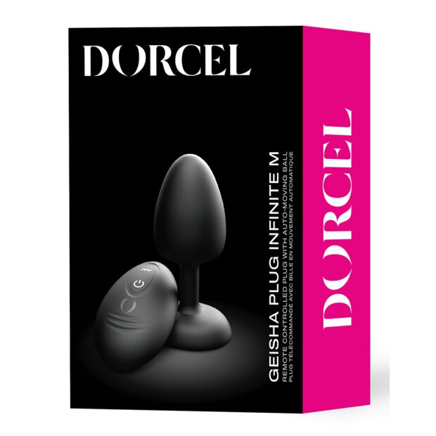 DORCEL Geisha Plug Infinite M Analplug Schwarz ⌀ 3,4 cm