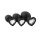 Easy Toys Silicone Buttplug Set with Diamond - Heart