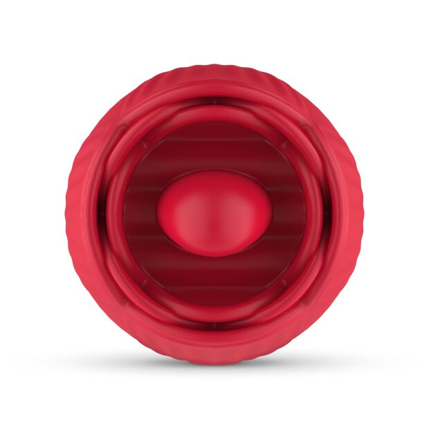Teazers Rose Vibrator mit Klitorisstimulation Rot