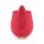 Teazers Rose Vibrator mit Klitorisstimulation Rot