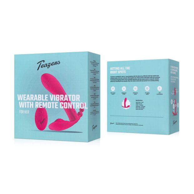 Teazers Wearable Vibrator Panty Vibrator Pink