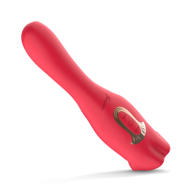 Teazers Vibrator with Licking Clitoris Stimulator Rot