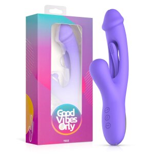 Good Vibes Only Tess Rabbit Vibrator Lila