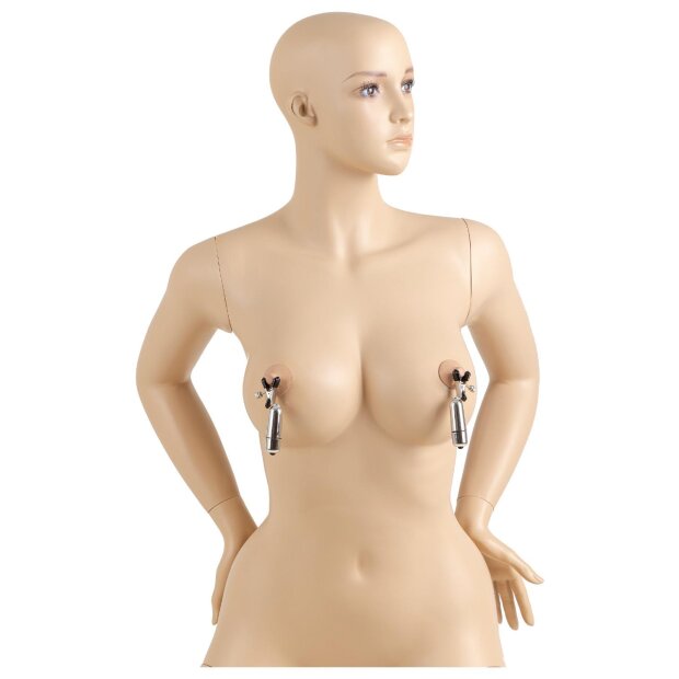 Virgite Nipple Clamps Model 25 Silver 2 Pieces