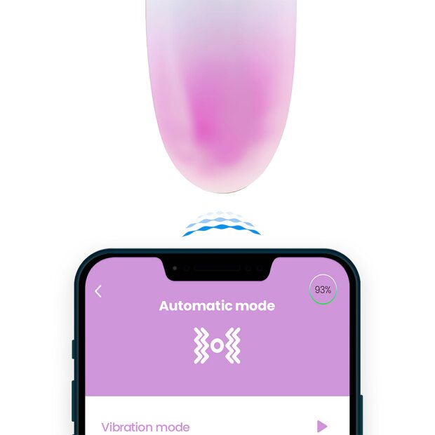 IY Vibrating Egg with App Blue/Purple