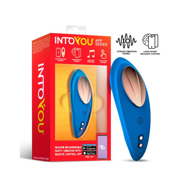 IY Vibromasseur de Culotte avec Commande par Application Bleu 8,4 cm