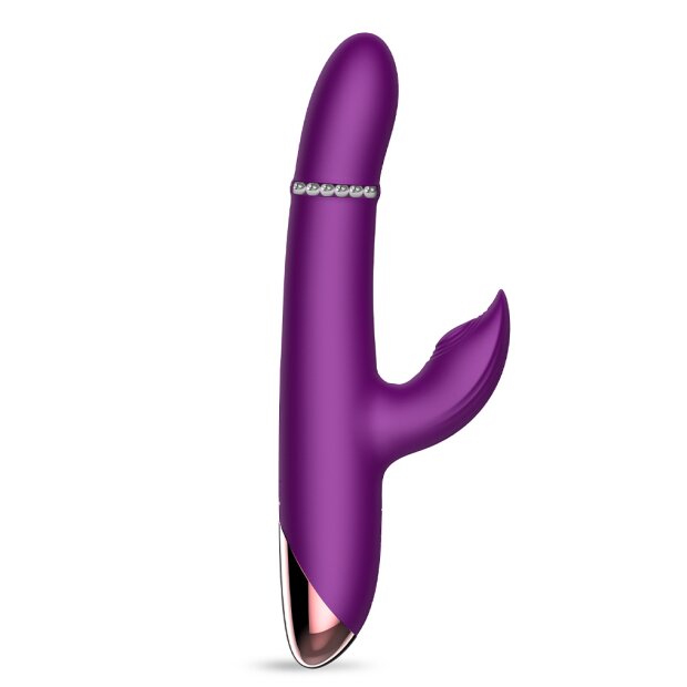 INTO YOU Sendel Rabbit Vibrator with App Control Purple 22 cm Ø 3.3 cm