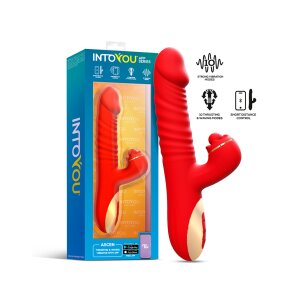 IY Ascen Rabbit Vibrator with App Red