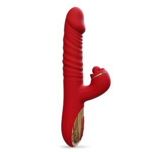 IY Ascen Rabbit Vibrator with App Red