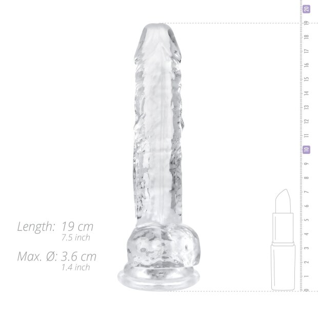 Easy Toys Jelly Dildo with Balls 20 cm