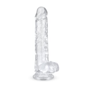 Easy Toys Jelly Dildo with balls 22 cm