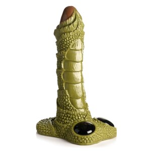 XR Brands Riesiger Sumpfmonster-Dildo Grün 88,9 cm