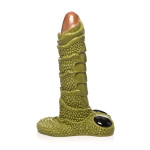 XR Brands Riesiger Sumpfmonster-Dildo Grün 88,9 cm