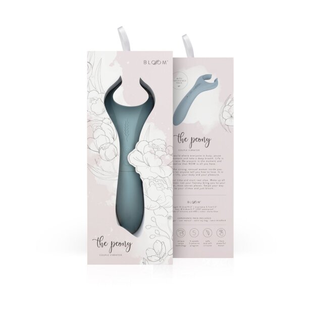 Bloom The Peony Couple Vibrator - Green