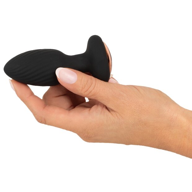 ANOS Rotating Butt Plug Analplug Schwarz ⌀ 3,4 cm